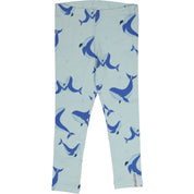Leggings Bambus Blåhval