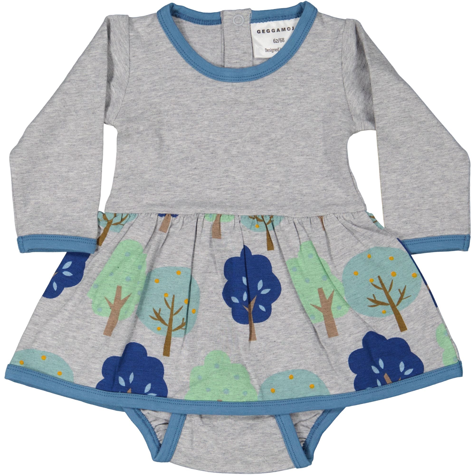 Bodykleid aus Bambus Baum Grau