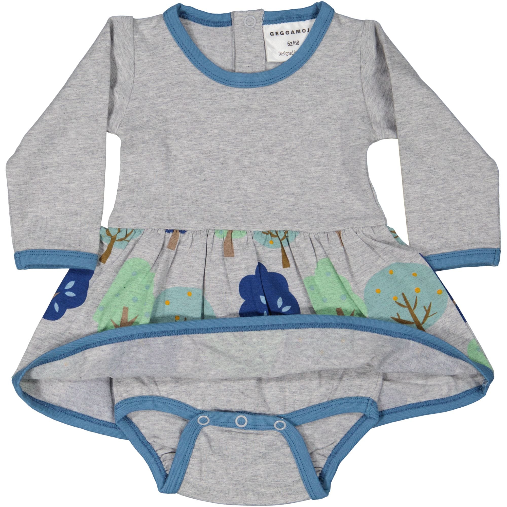 Bodykleid aus Bambus Baum Grau