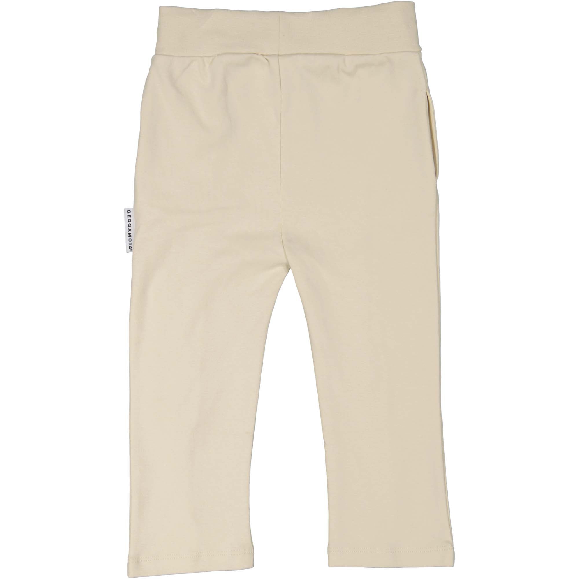 Hose mit Volant Beige