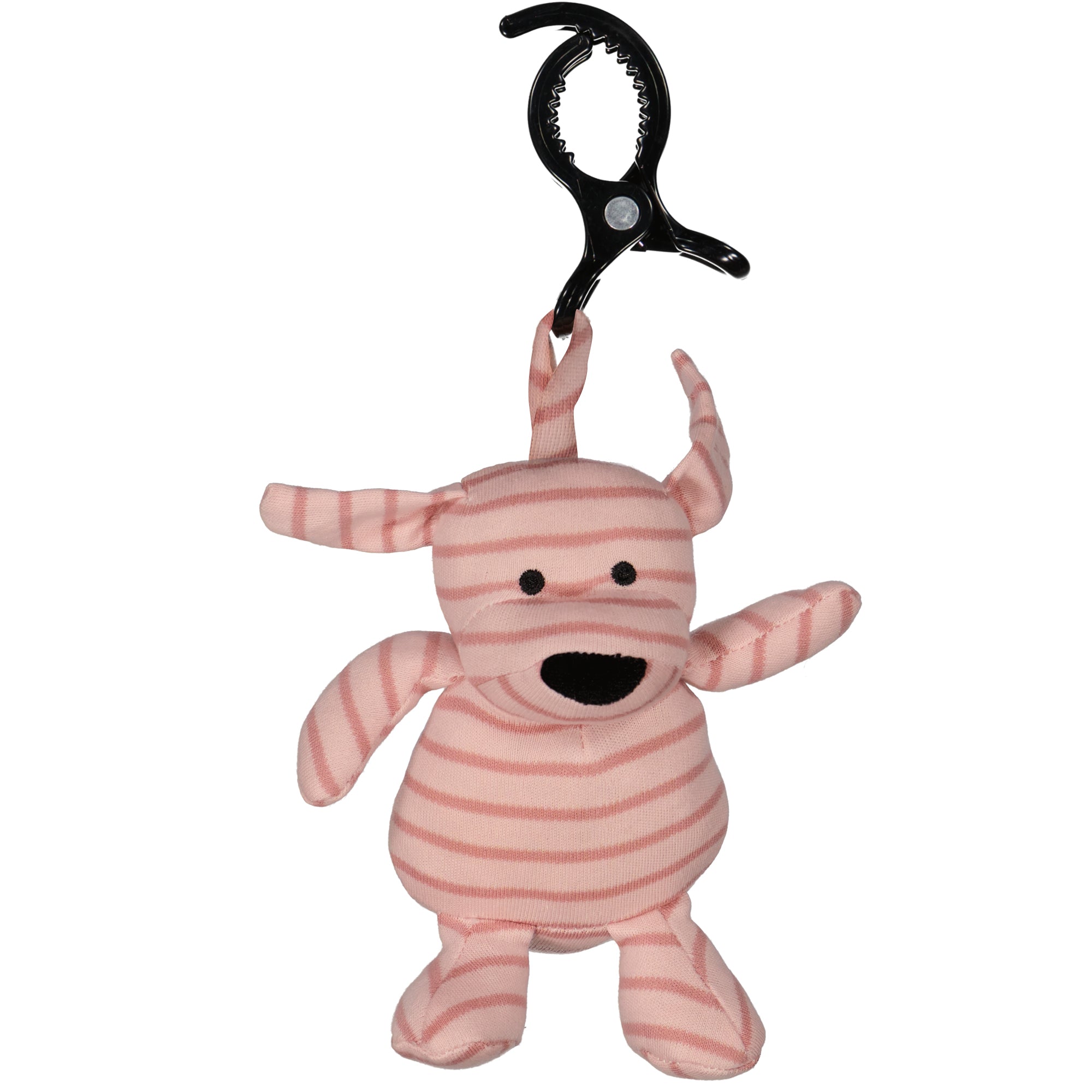 Barnevognsleke Doddi Rosa stripet