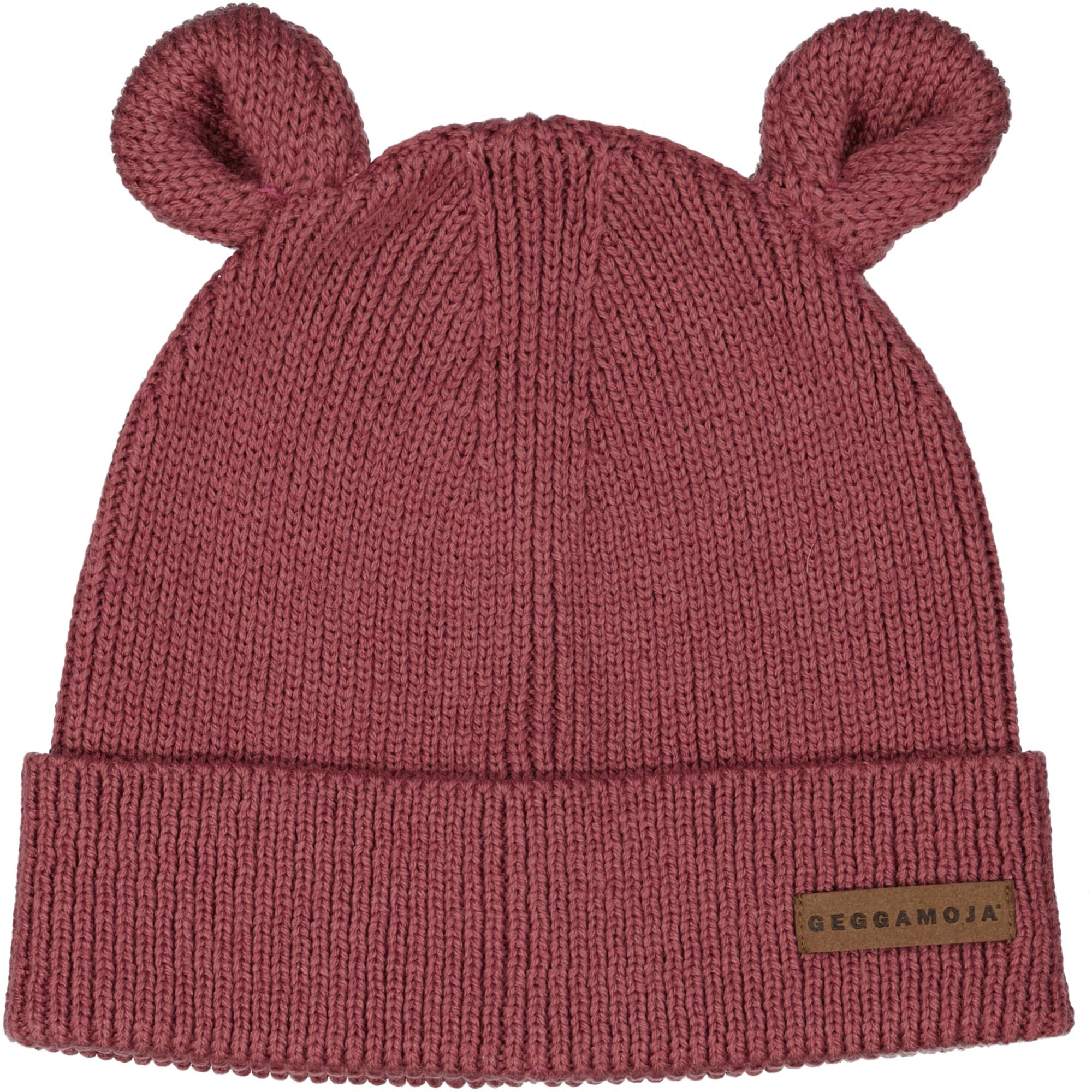 Knitted hat Ears Rose