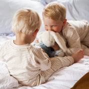 Tvåvägs-zip Pyjamas Bambu Classic Vit/Beige