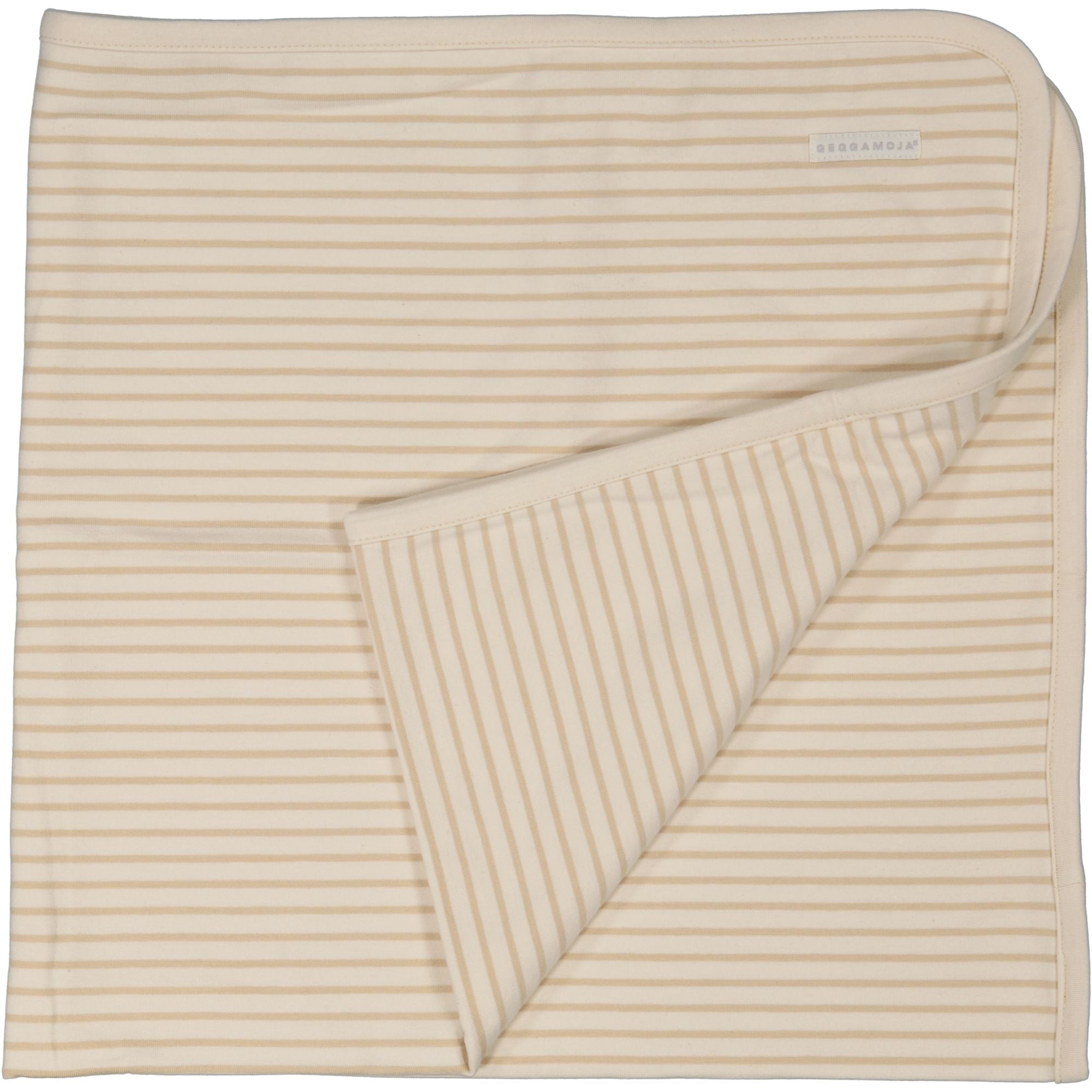 Babydecke Bambus Klassisch Weiß/Beige