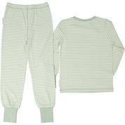 Pyjamas tvådelad  Bambu Classic Ljusgrön/Grön