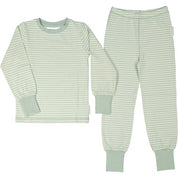 Pyjamas tvådelad  Bambu Classic Ljusgrön/Grön