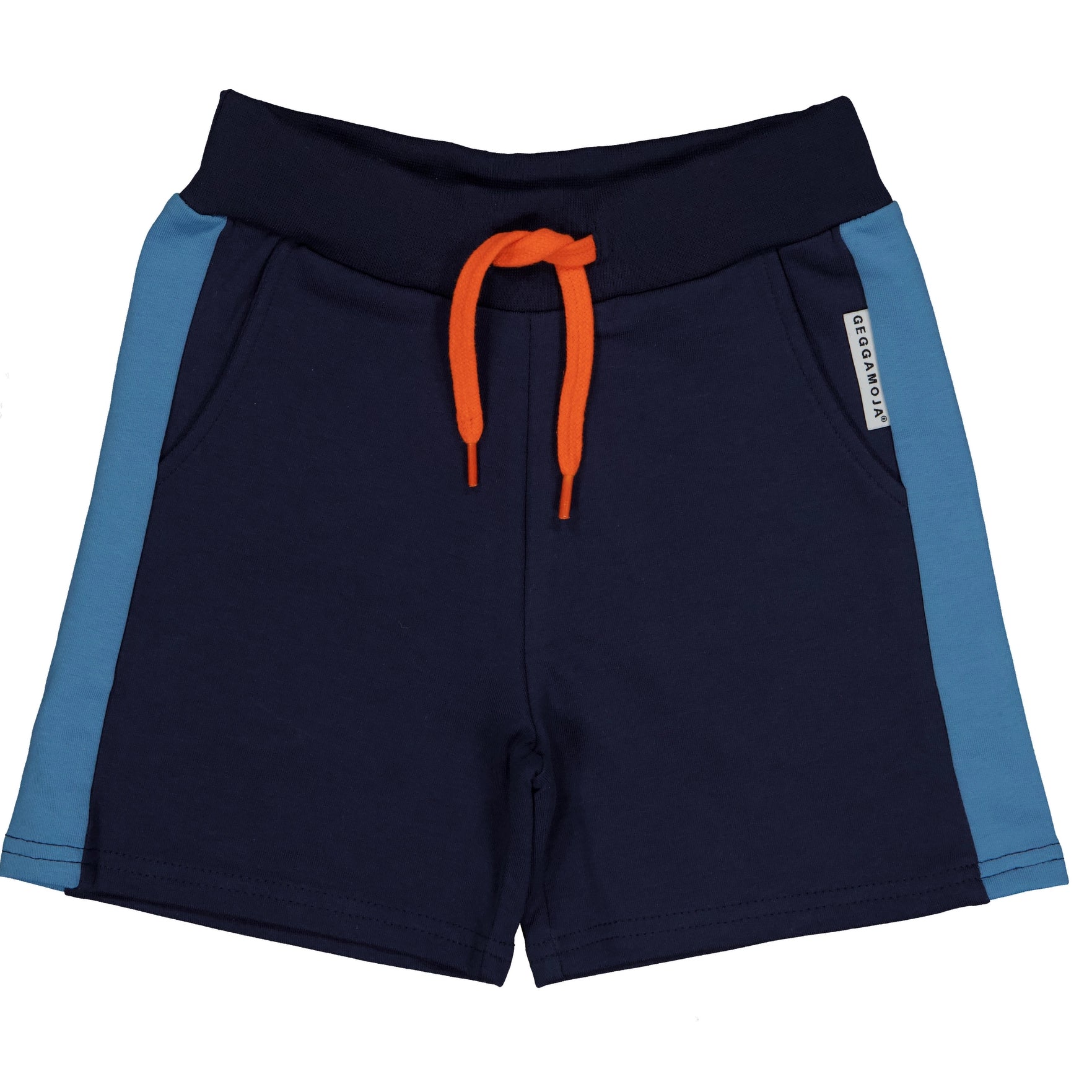 College shorts marinblå