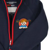 Fleecejakke Pippi Langstrømpe Navy