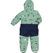 Winter overall Pippi Longstocking Gray/Green