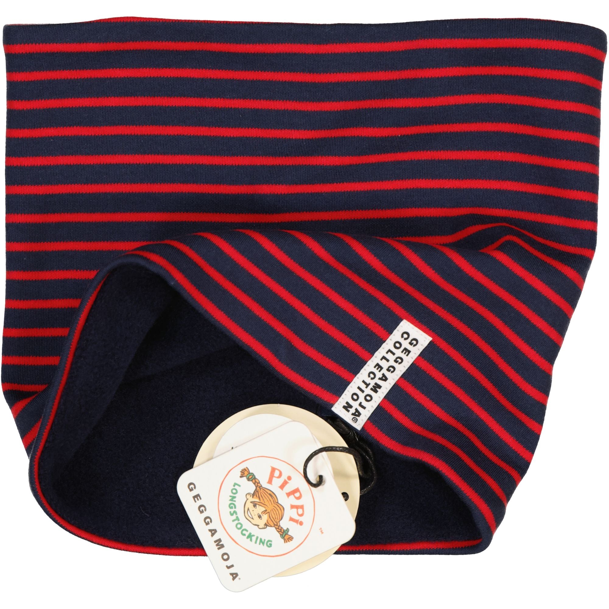 Tube fleece Pippi Langstrømpe Rød
