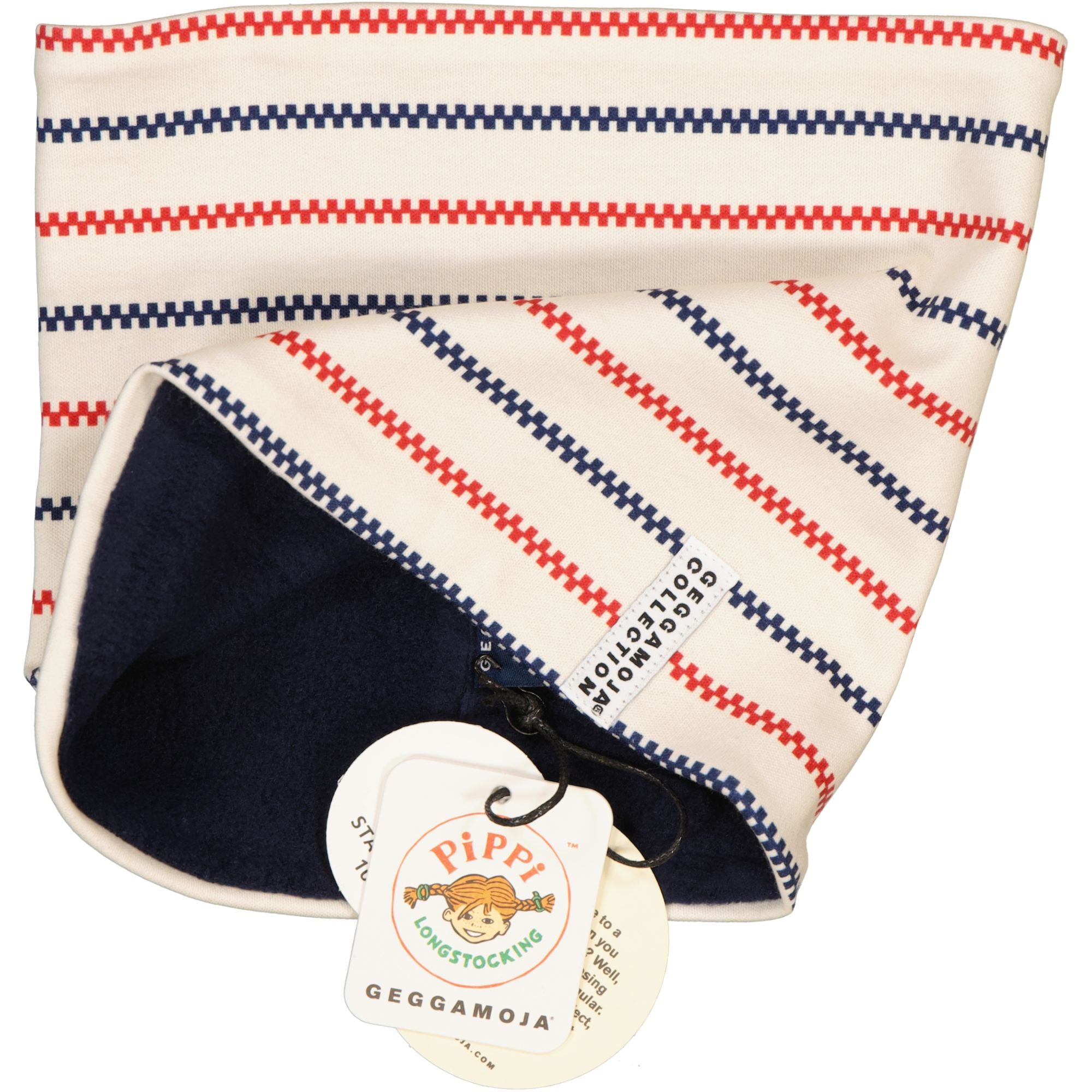 Tube fleece Pippi Langstrømpe Stripete