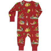 Pyjamas Pettson och Findus Röd- Julpyjamas