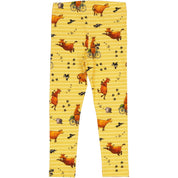 Leggings Mamma Mu und Kråkan Gelb/Weiß