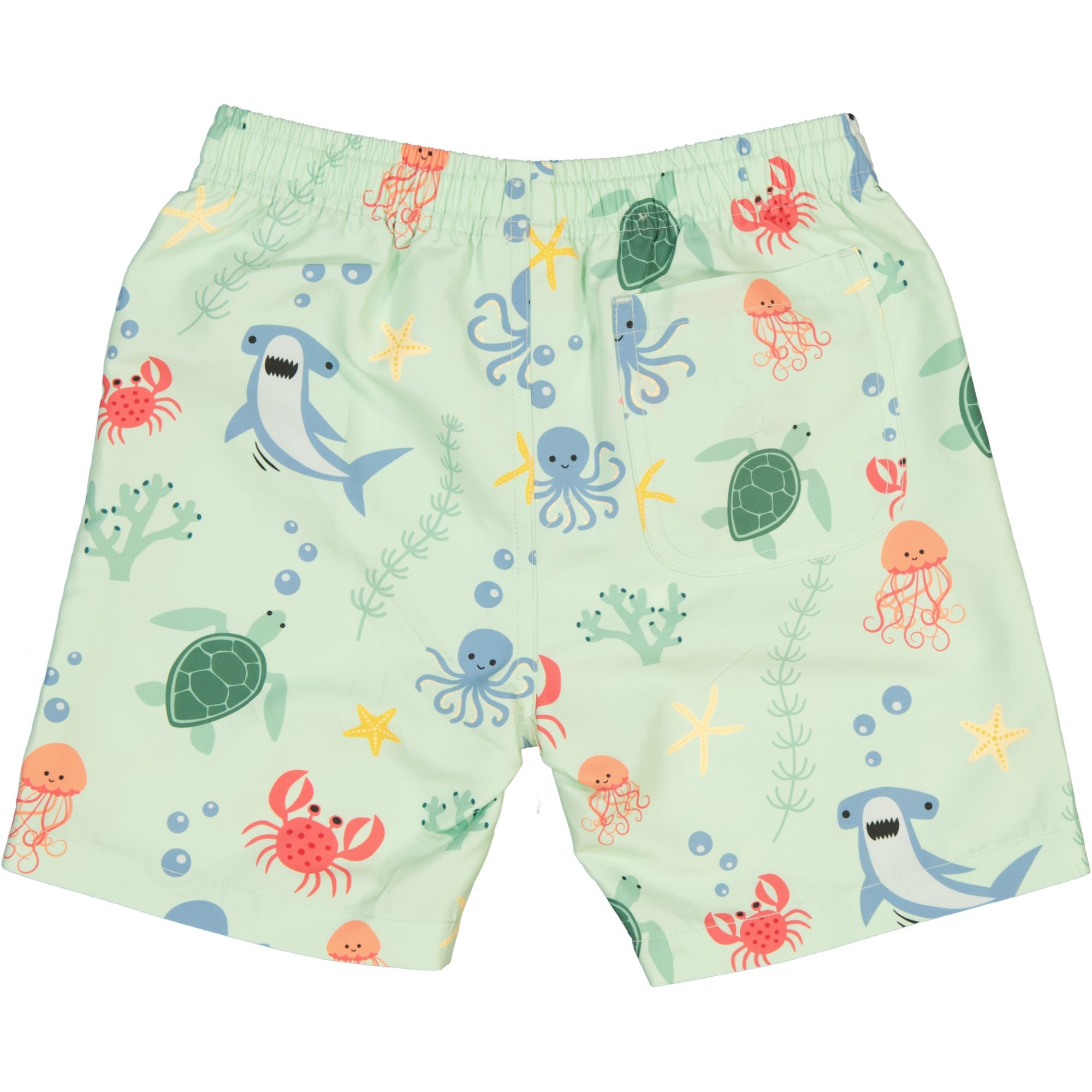 UV-Badehose Meerestier blau