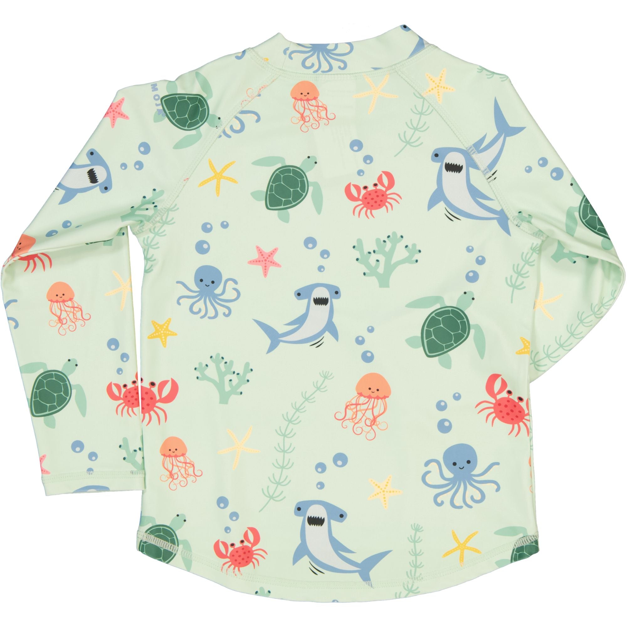 UV-Shirt langarm Meerestiere Blau