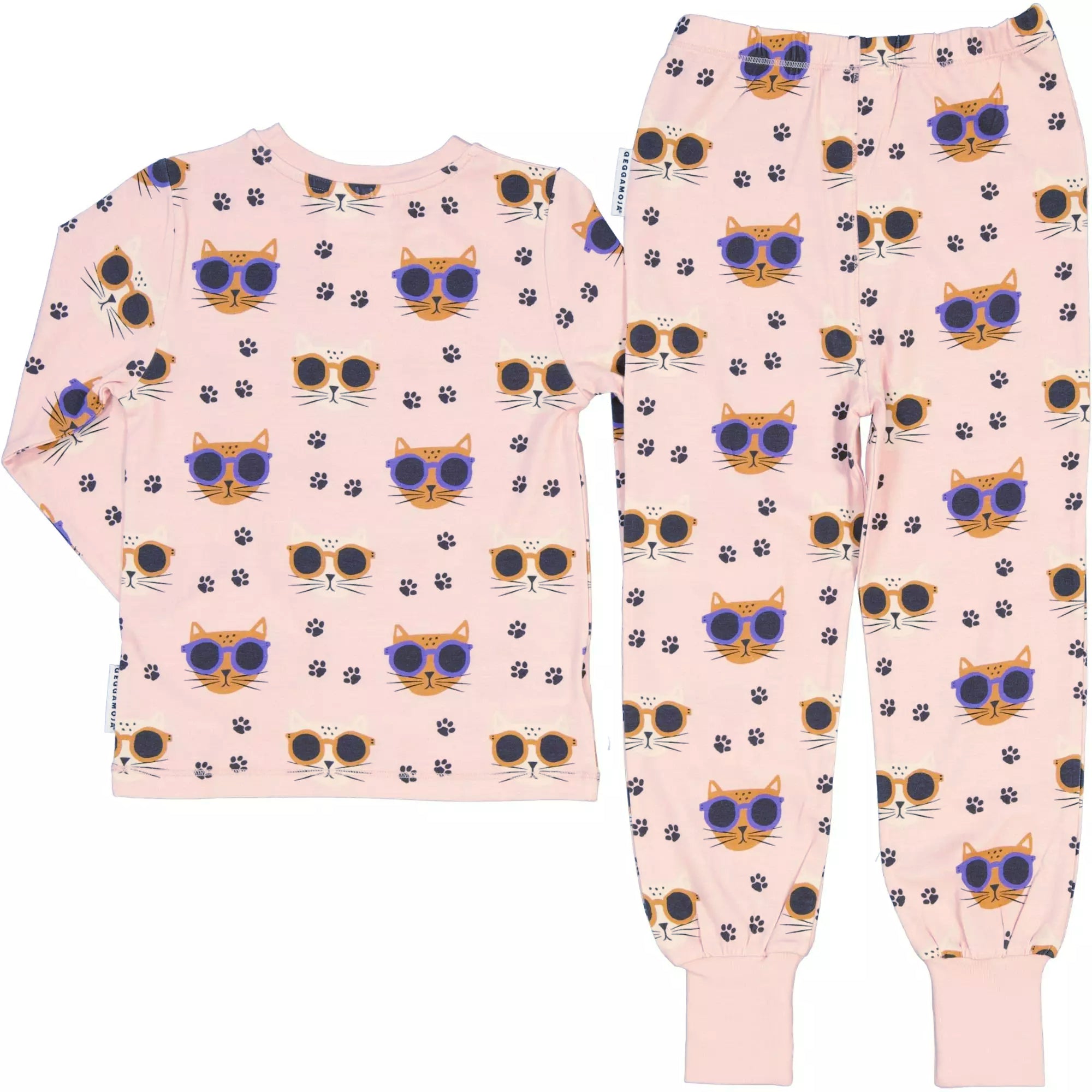 Pyjamas todelt Bambus Cool Cats Rosa