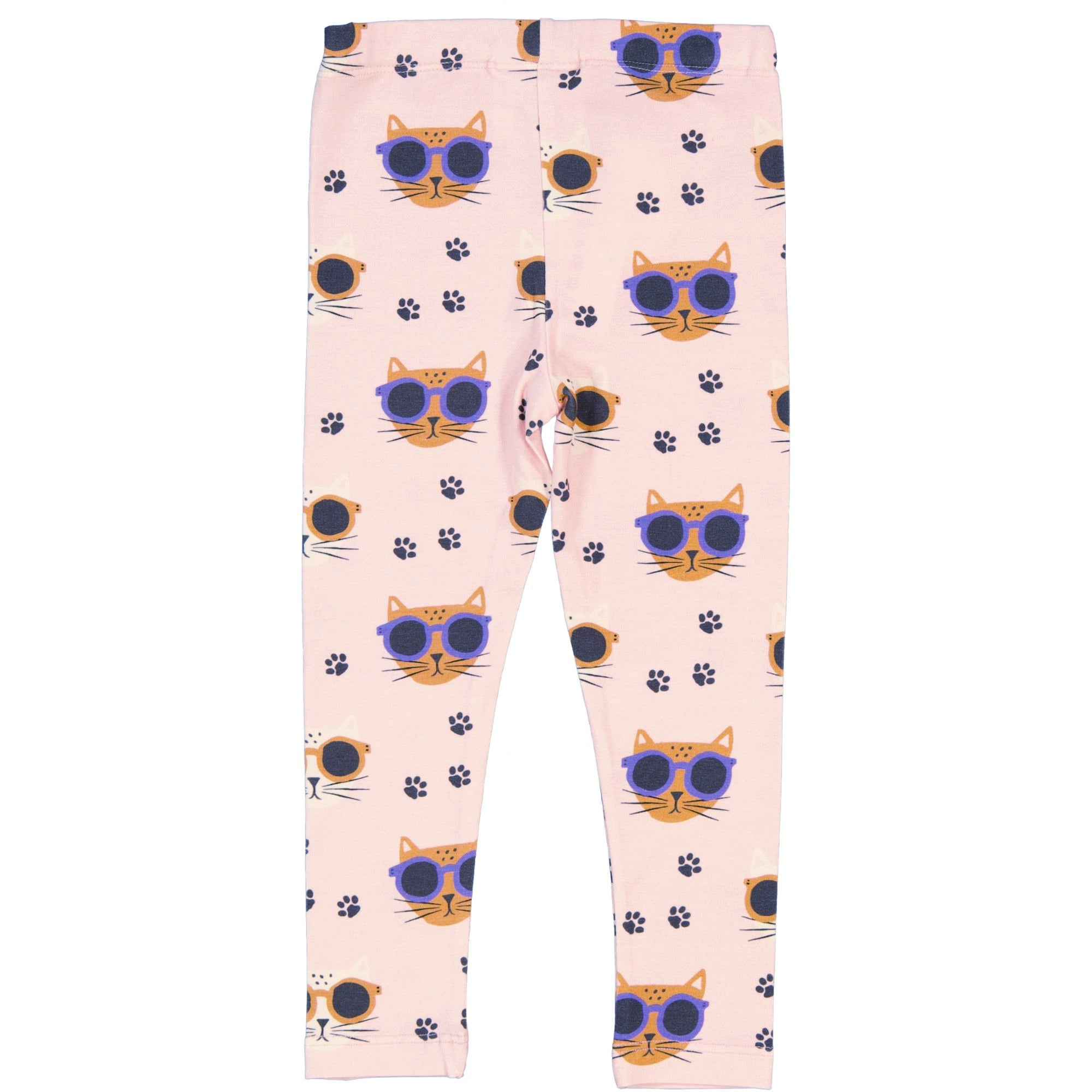 Leggings Bambus Kule Katter Rosa