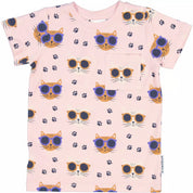 T-skjorte Bambu Cool Cats Rosa