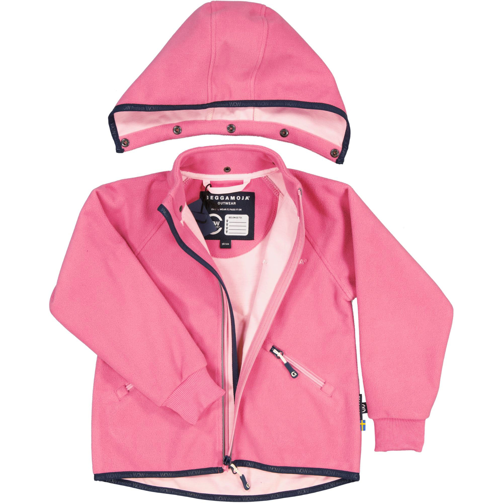 Vindfleecejakke Rosa