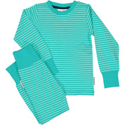 Two-piece pajamas turquoise