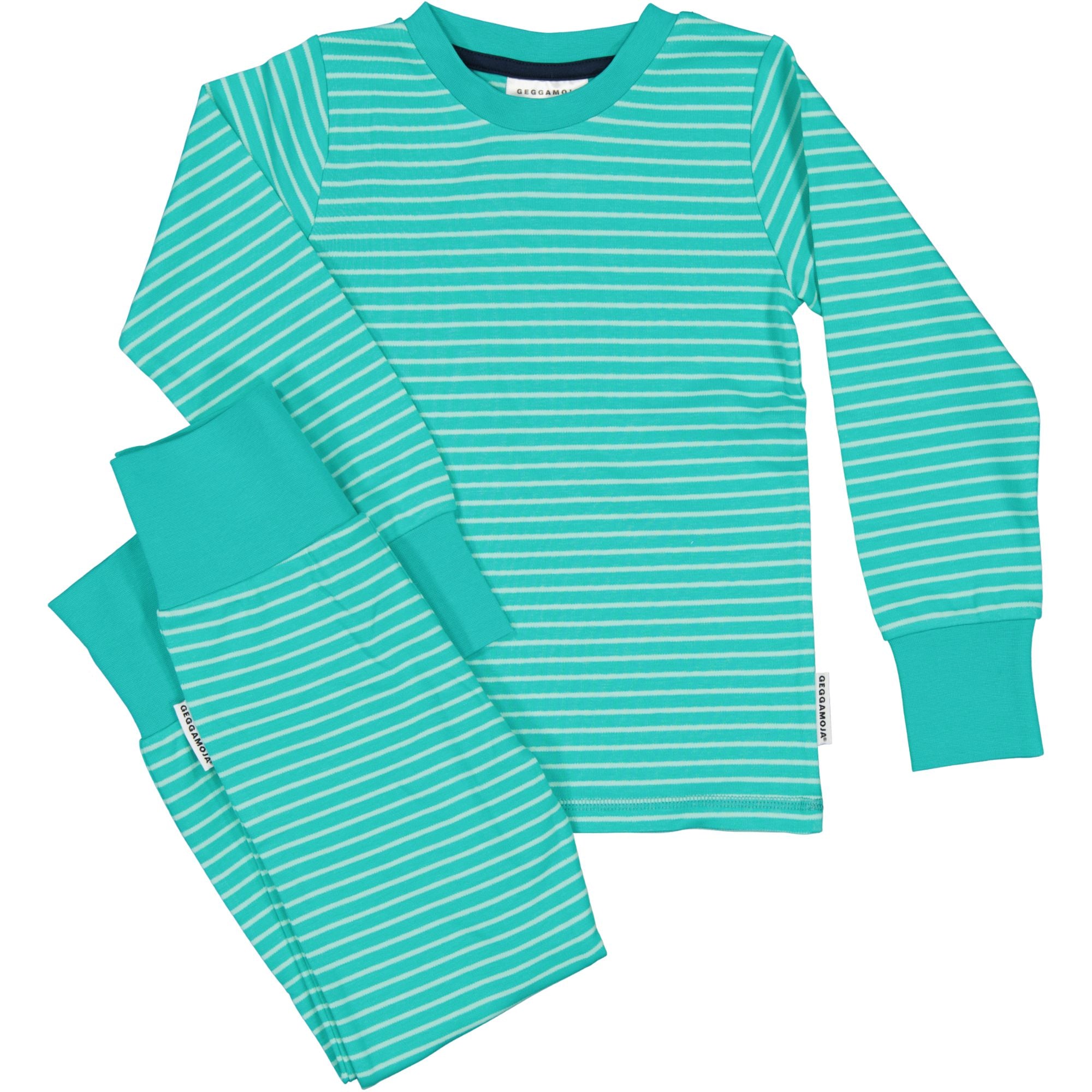 Two-piece pajamas turquoise