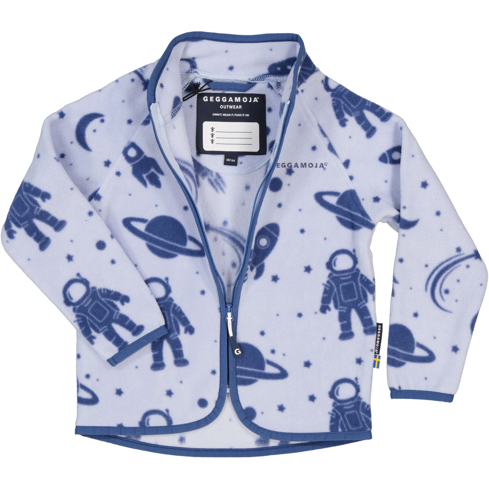 Fleeceset Astro Blau