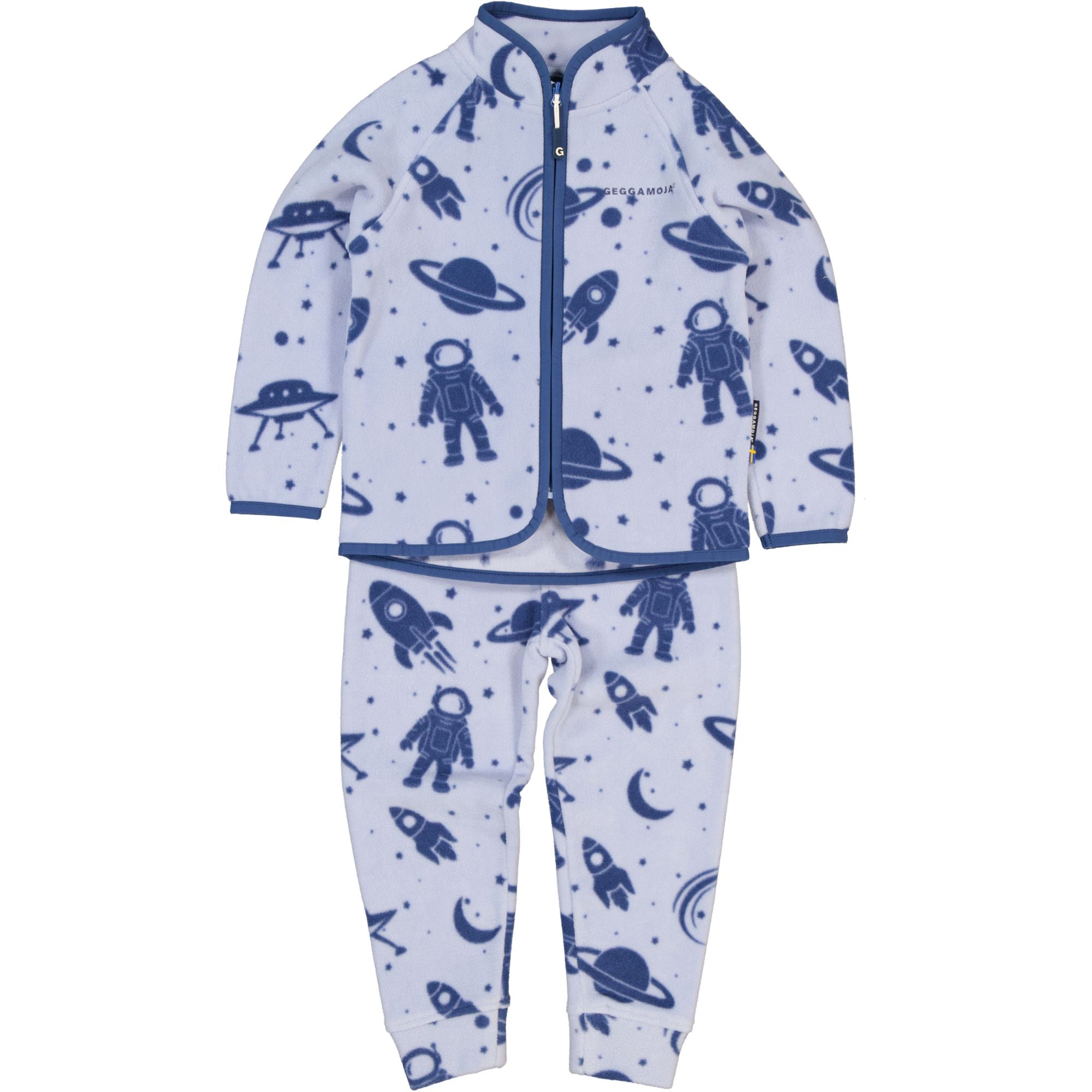 Fleeceset Astro Blau