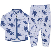 Fleeceset Astro Blau