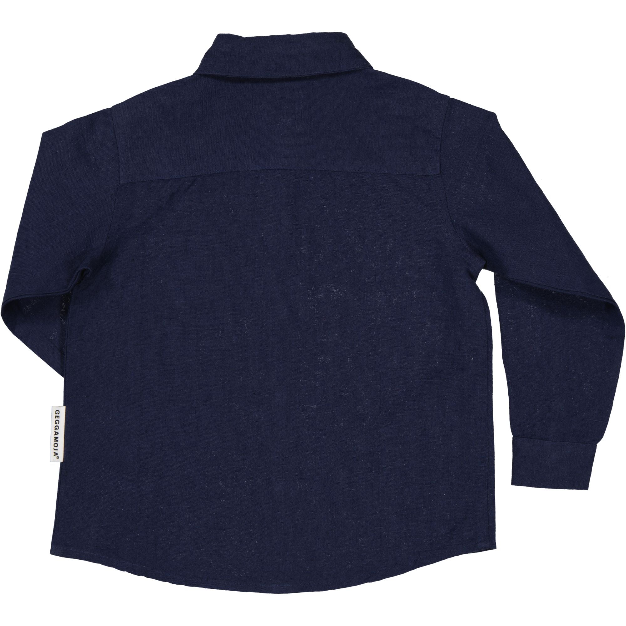 Linneskjorte lang arm Navy