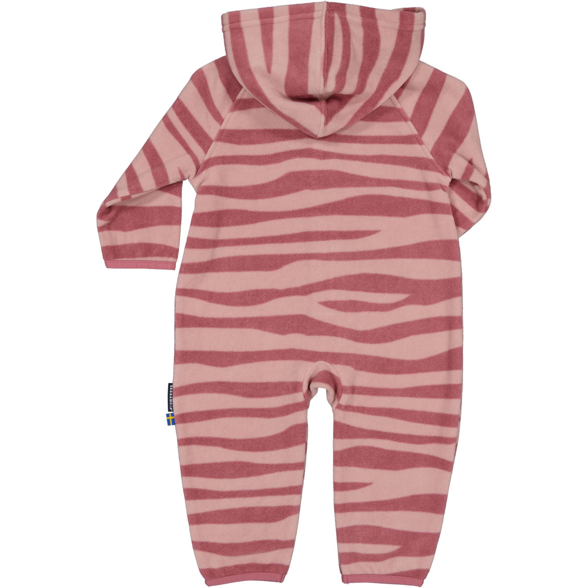 Fleeceoverall Sebra Plomme