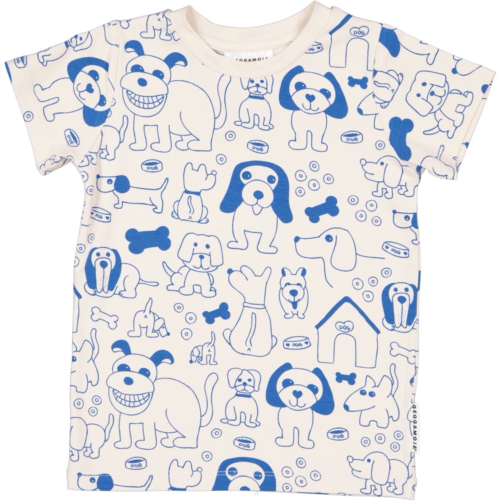 T-Shirt Bambus Hunde Kurzärmelig für Kinder
