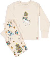 Pyjamas todelt Pippi Langstrømpe - Julepyjamas