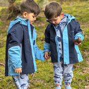 Scale jacket Blue