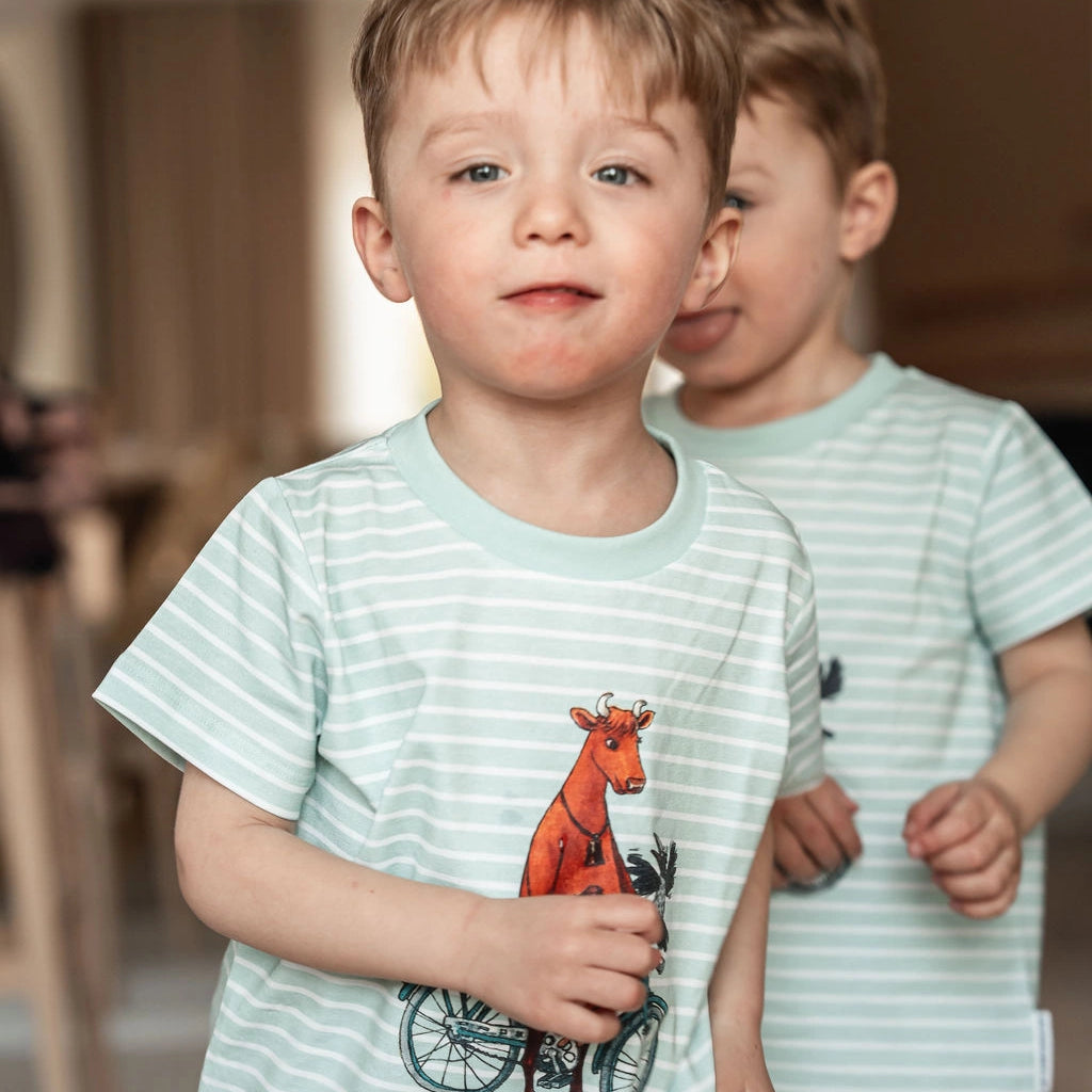Pyjamas-set Mamma Mu och Kråkan Mint/Vit