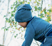 Topline lue fleeceforet Navy/Turkos