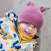 Knitted hat Ears Rose