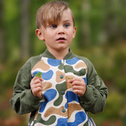 Baseballjacke Terazzo Beige
