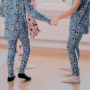 Leggings Bambus Bulldog Blå