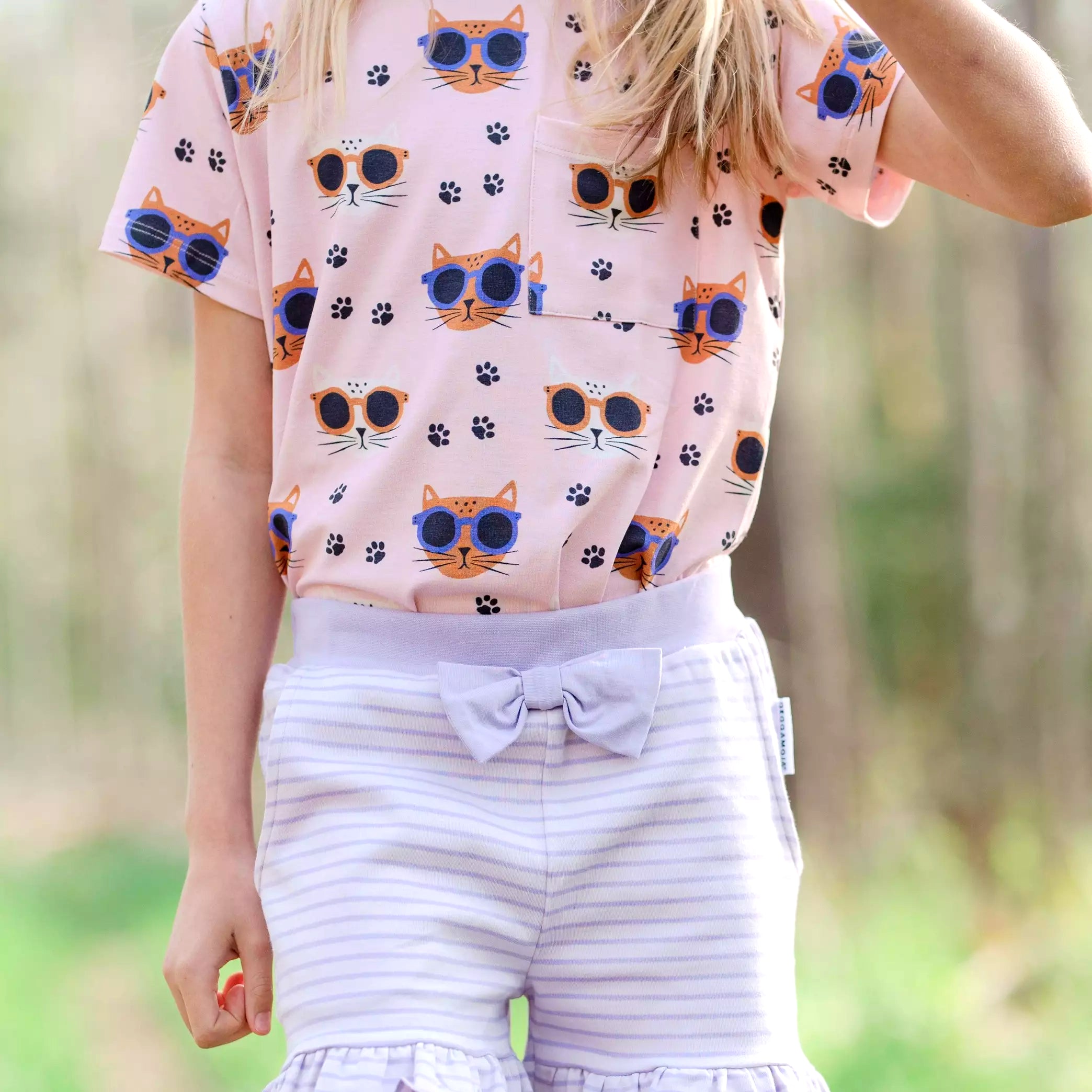 T-skjorte Bambu Cool Cats Rosa