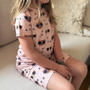Pyjamas-set Bambu Cool Cats Rosa