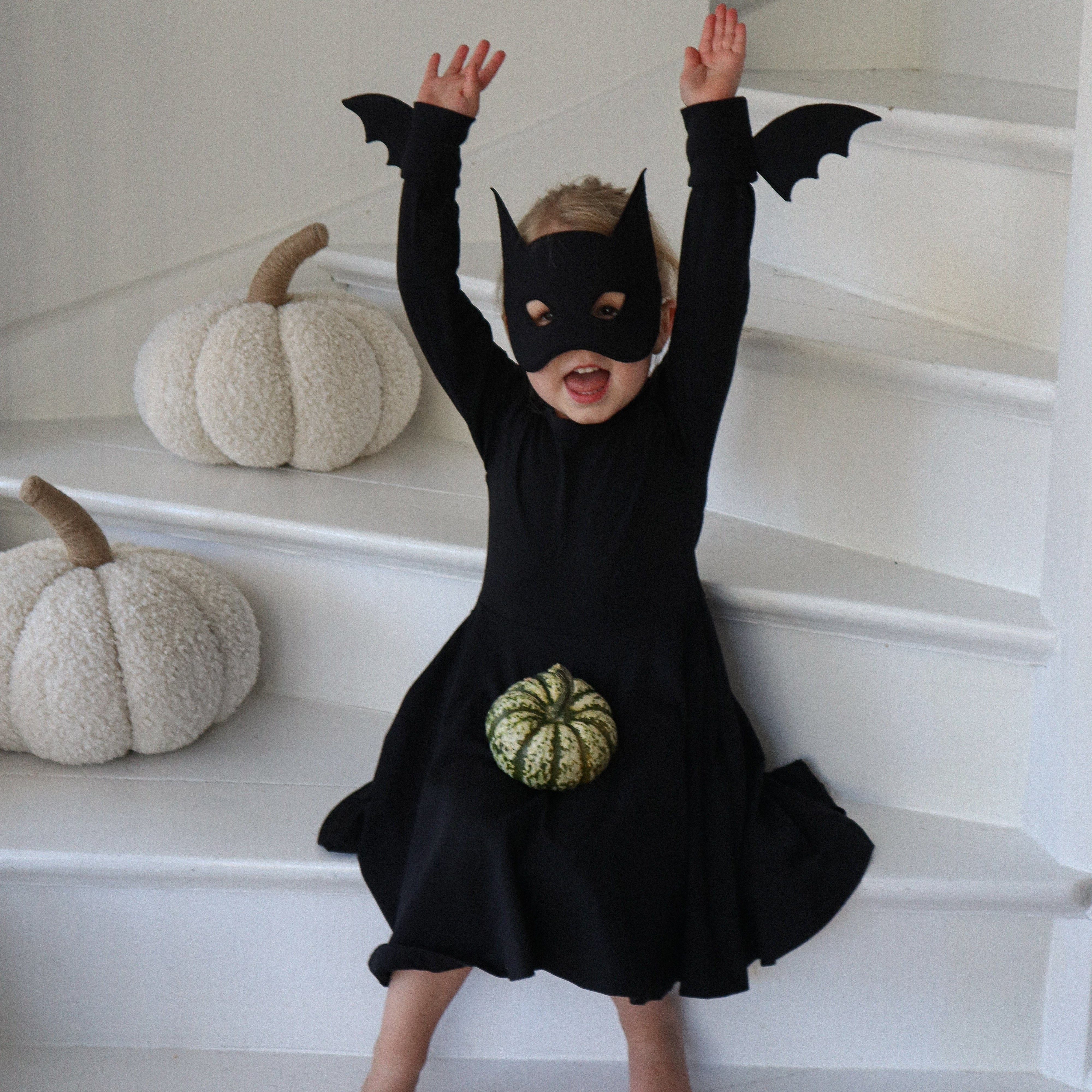 Snurrekjole Svart - Halloween