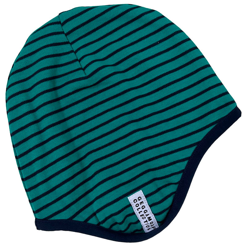 Helm-Mütze Fleecegefüttert Petrol/Marineblau