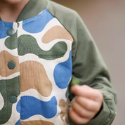 Baseballjacke Terazzo Beige