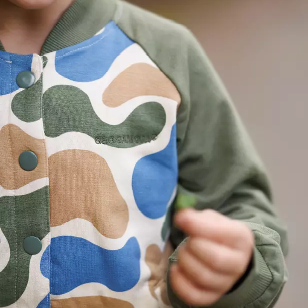 Baseballjacke Terazzo Beige