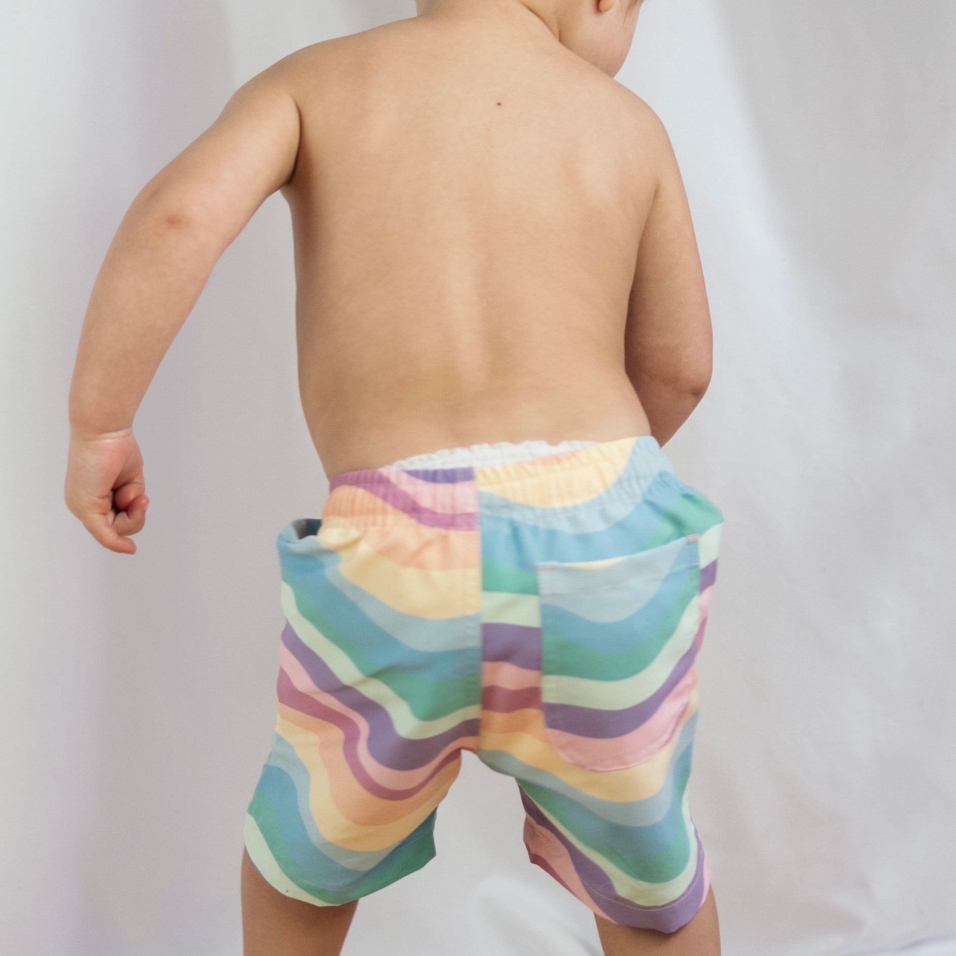 UV-Badehose Regenbogen