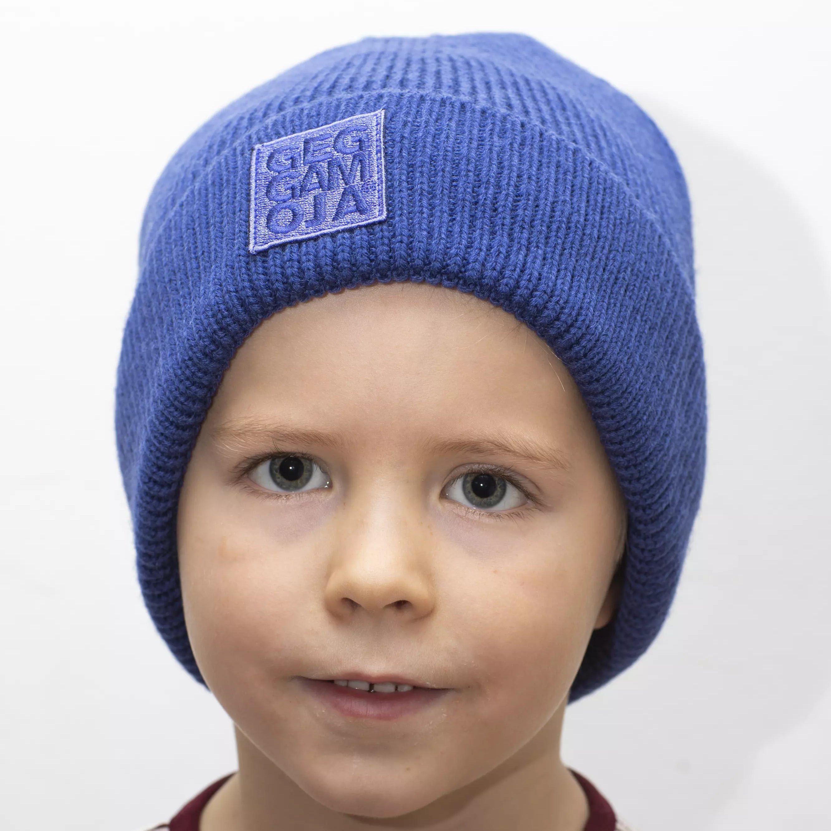 Knitted hat Blue