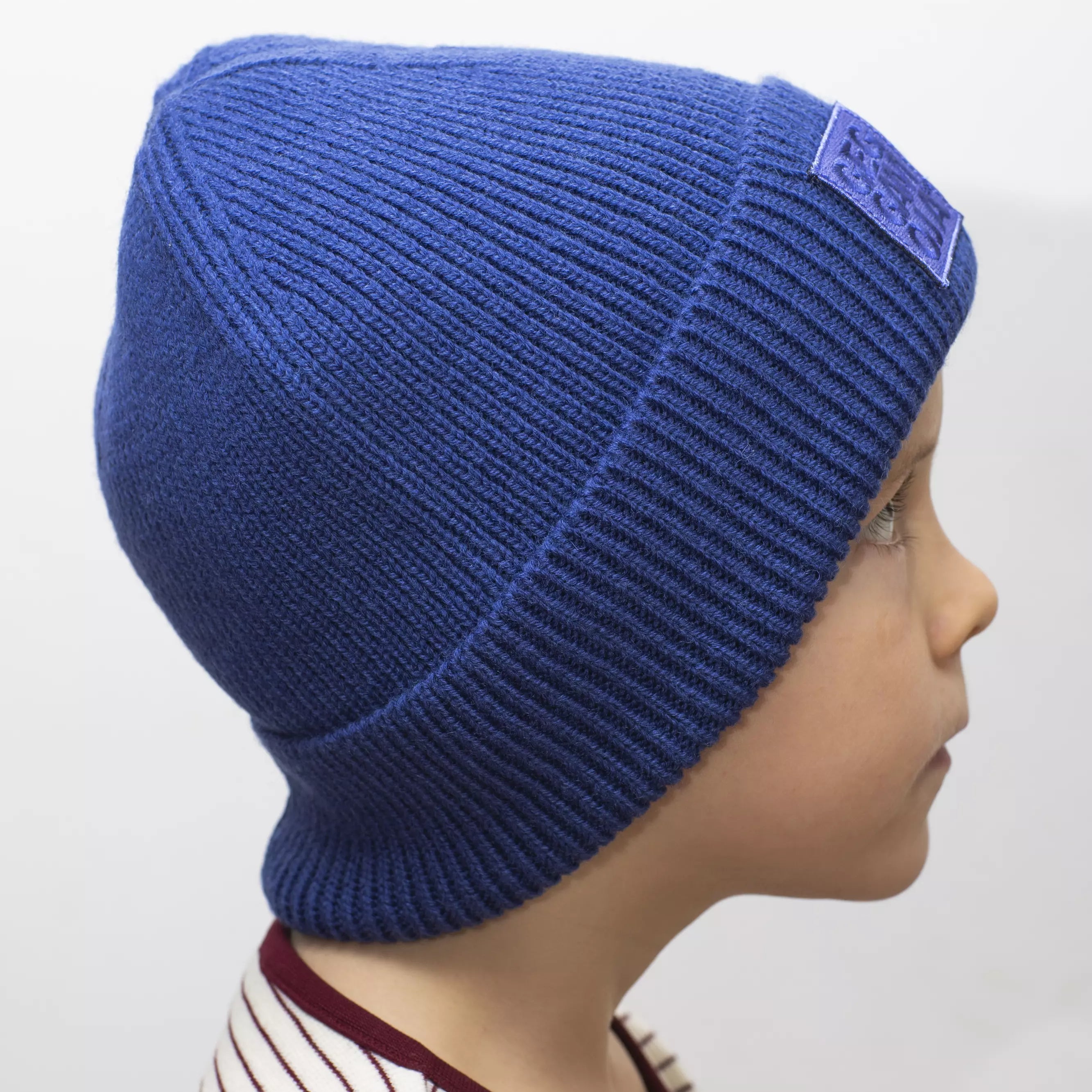 Knitted hat Blue