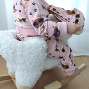 Babybukser Bambus Cool Cats rosa