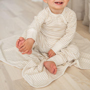 Babyfilt Bambu Classic Vit/Beige
