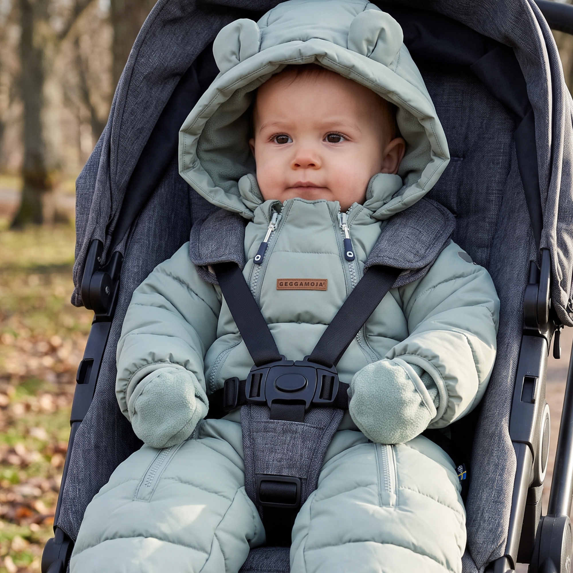 Overall Baby Mossgrön